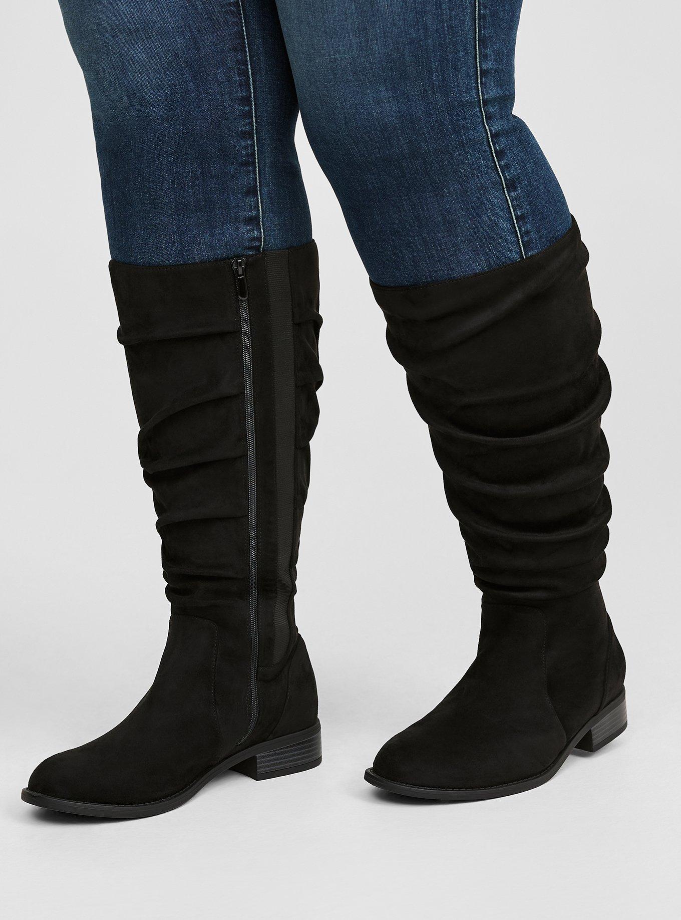 Slouch Flat Knee Boot (WW)
