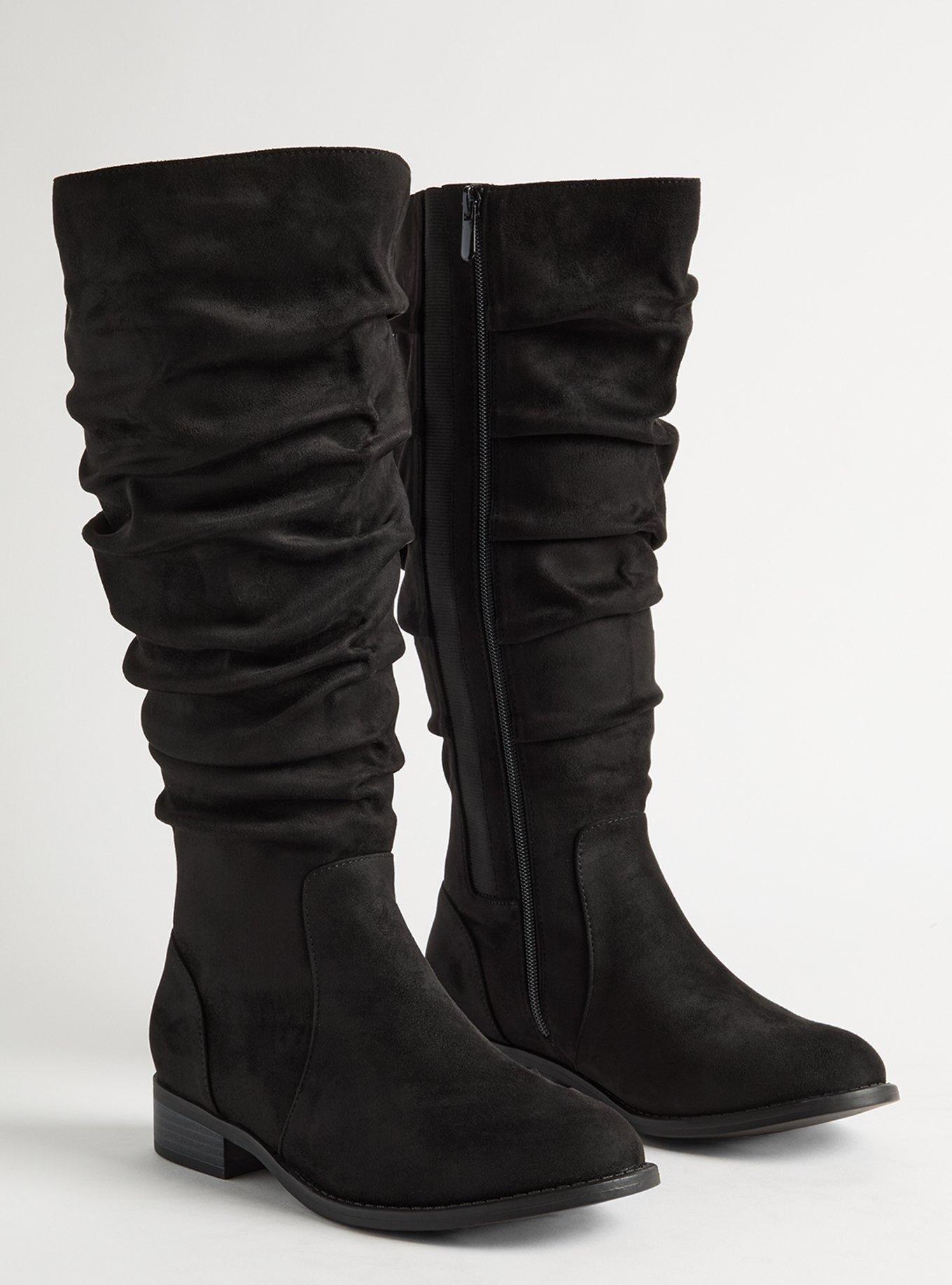 Slouch Flat Knee Boot (WW