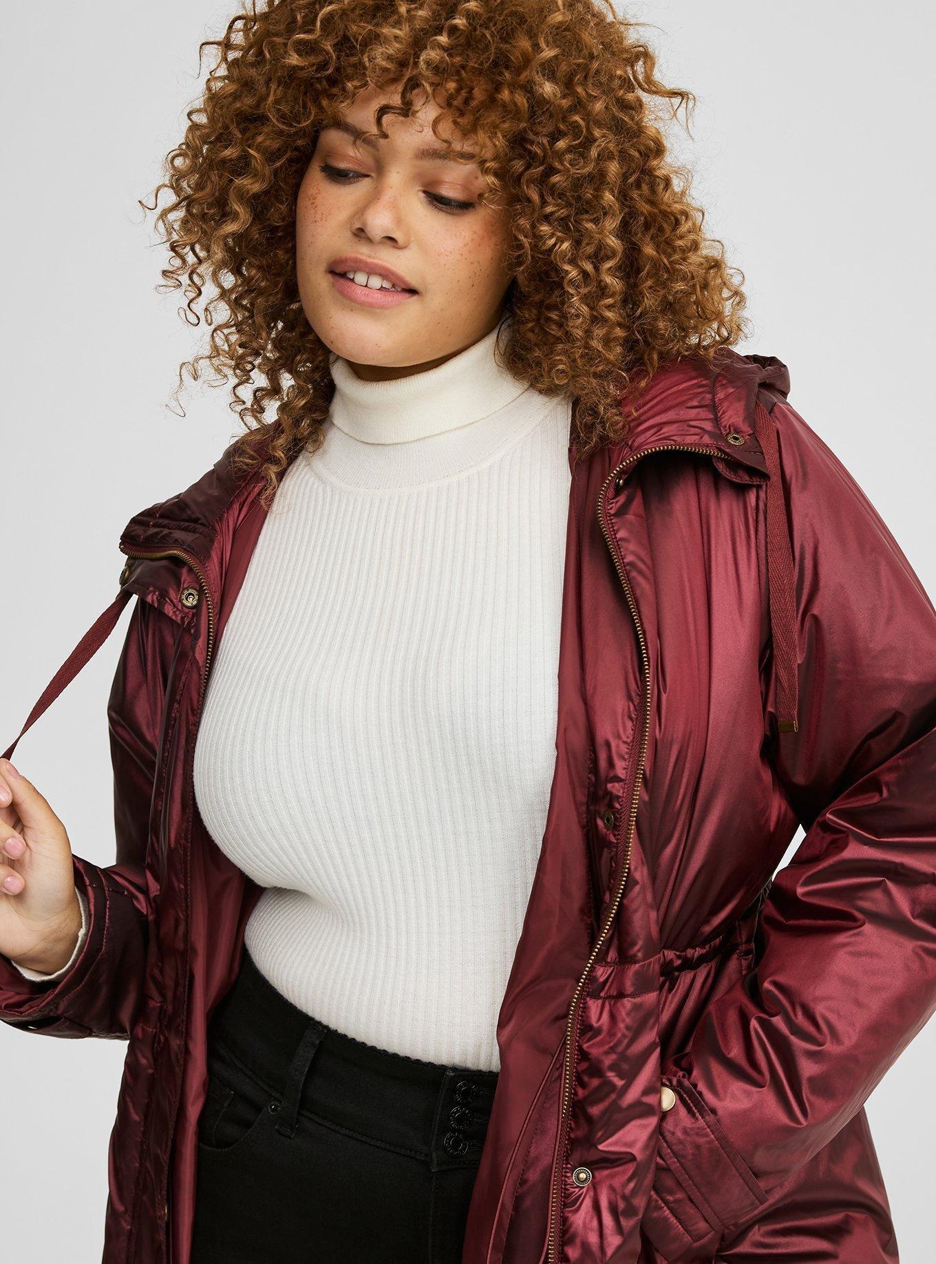 Metallic Puffer Jacket