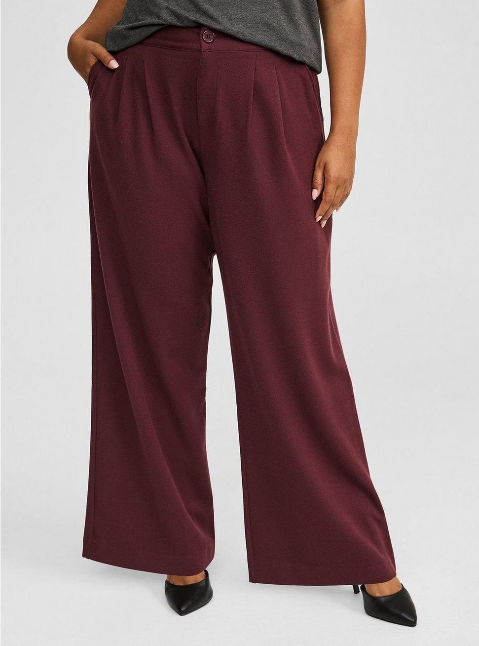Plus Size - Brushed Twill Wide Leg Pants - Torrid Plus Size - Brushed Twill Wide Leg Pants - Torrid