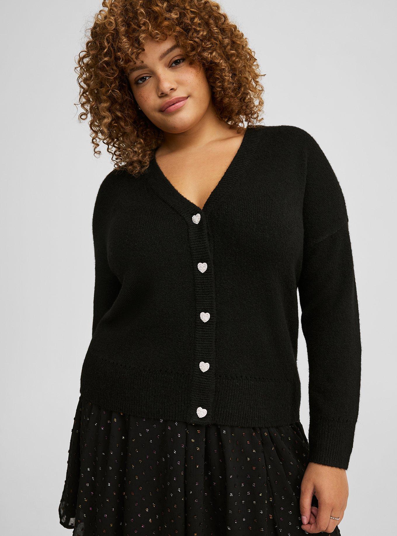 Vegan Cashmere Drop Shoulder Cardigan