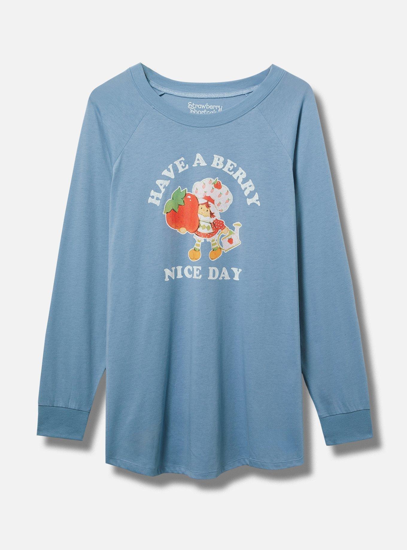 Strawberry Shortcake Classic Fit Cotton Long Sleeve Raglan Ringer Tee