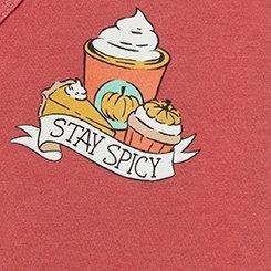 Stay Spicy Classic Signature Jersey Girlfriend Tee, GARNET, swatch