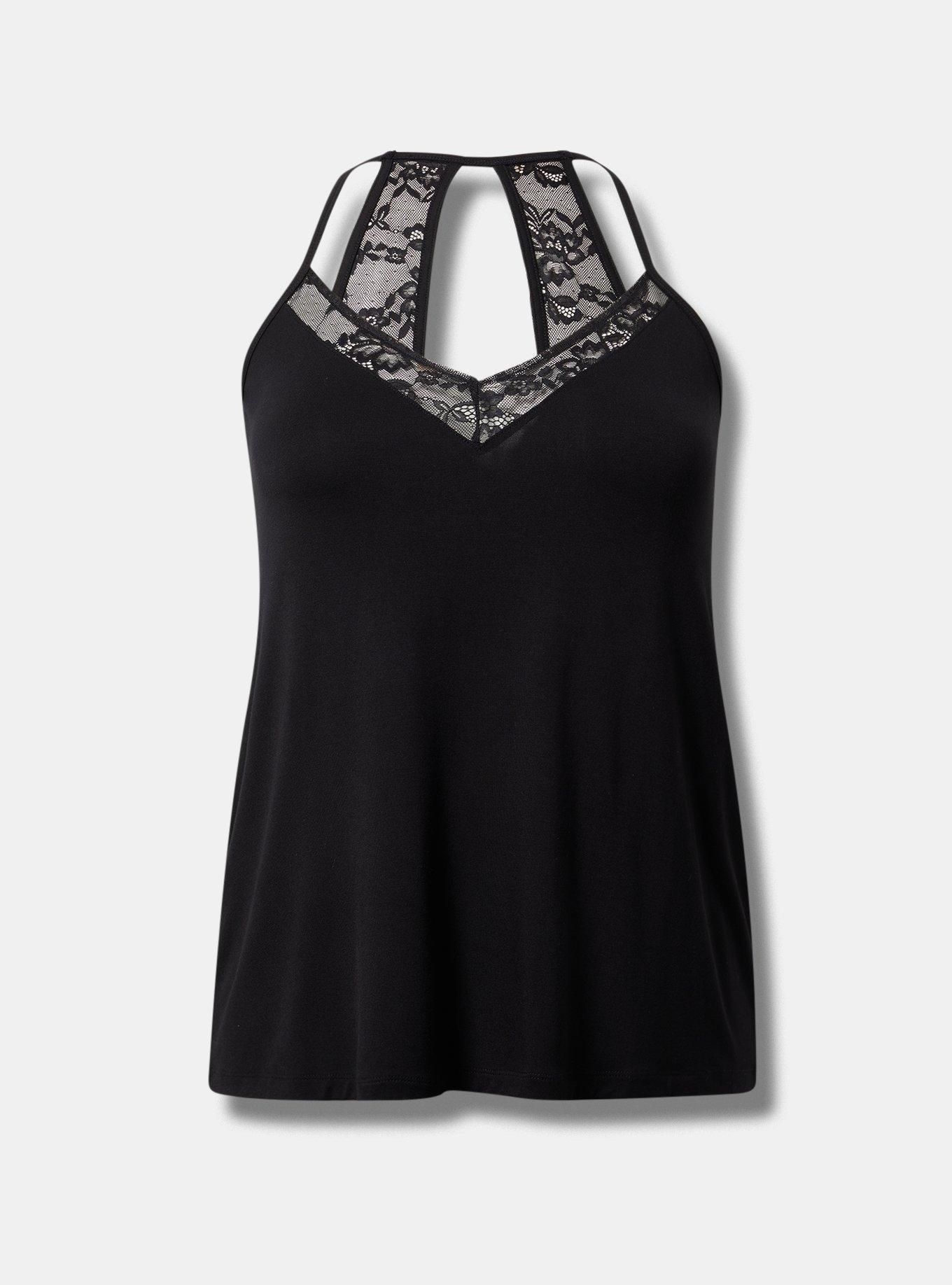 Super Soft Lace Back Sleep Tank