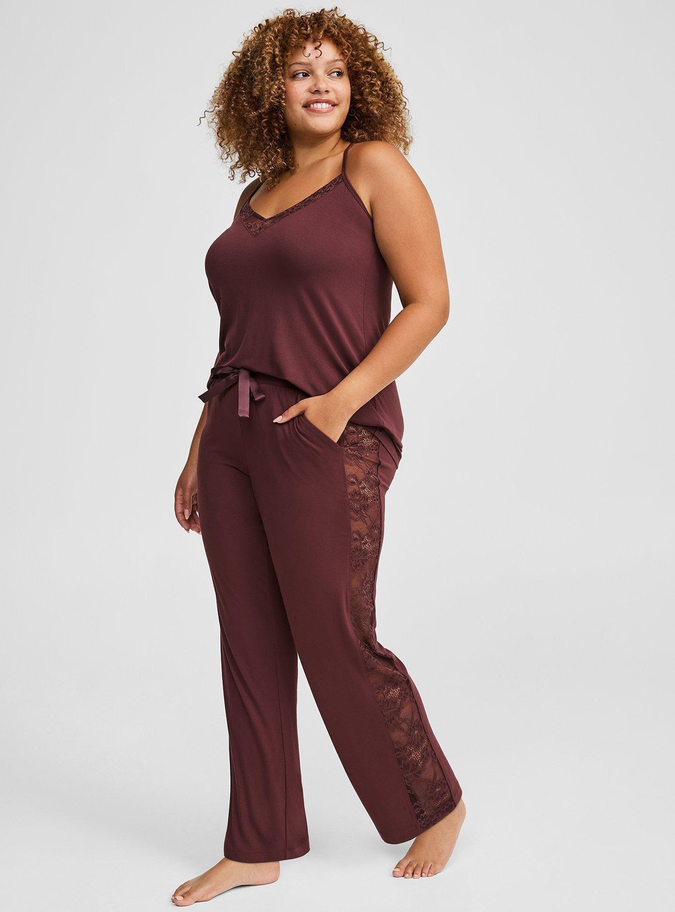 Super Soft Lace Inset Sleep Pant