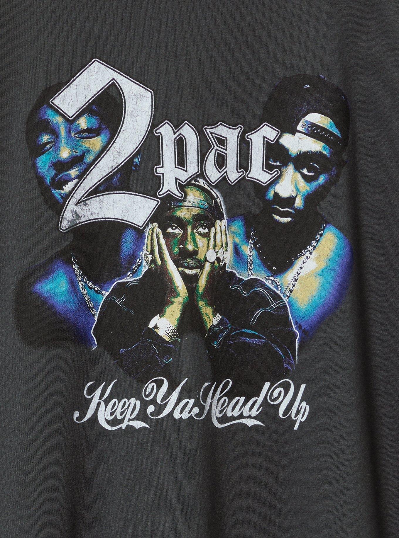 2Pac Oversized Fit Cotton Crew Tee