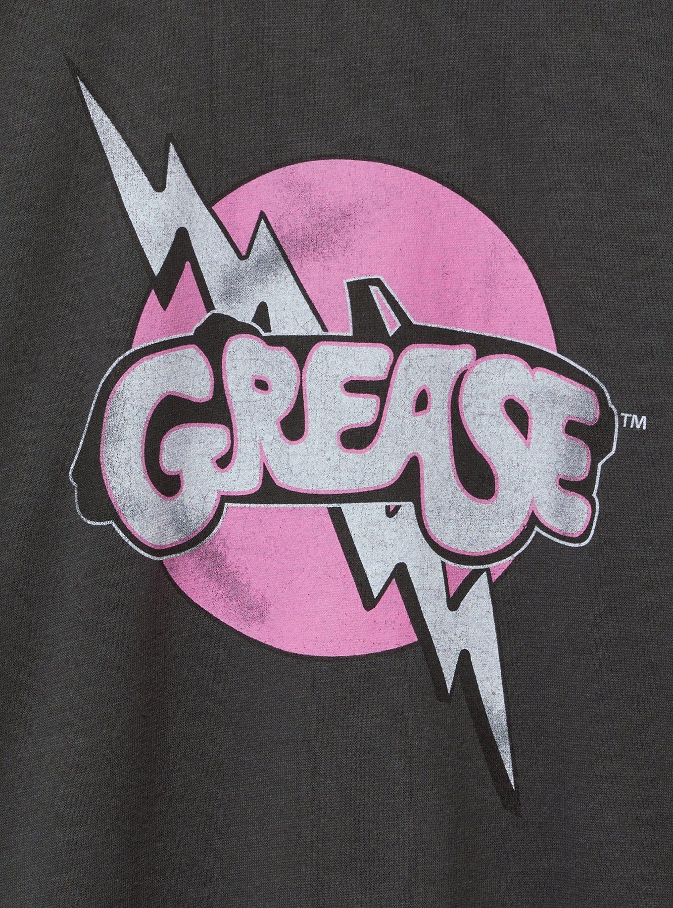 Grease Classic Fit Cozy Fleece Raglan Sweatshirt