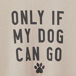 Only If My Dog Classic Signature Jersey Everyday Tee, TEA STAIN, swatch