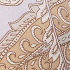 Maxi V-Neck Raglan-Sleeve Dress, ELEGANT PAISLEY PURPLE, swatch