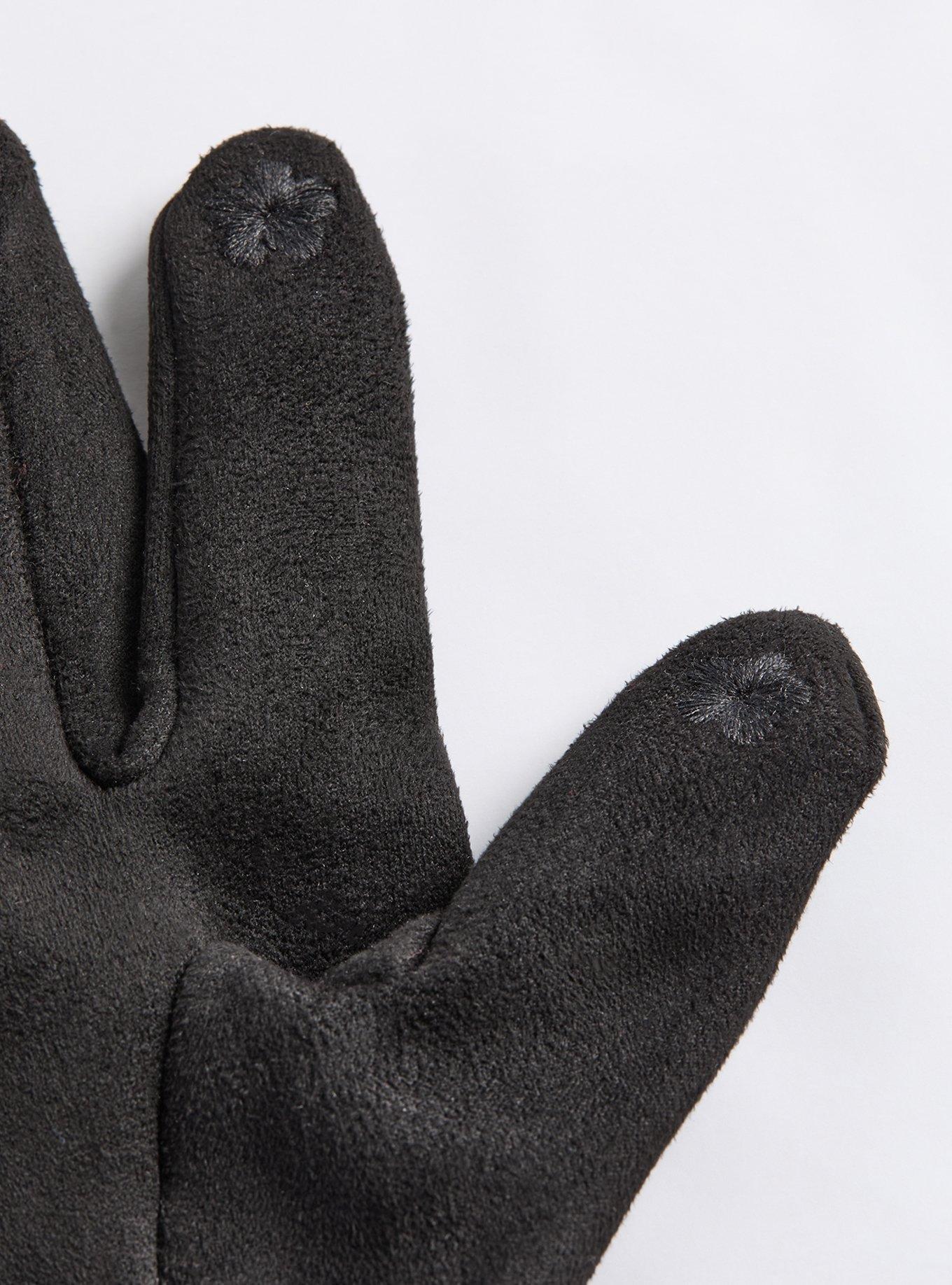 Dressy Fur Trim Gloves