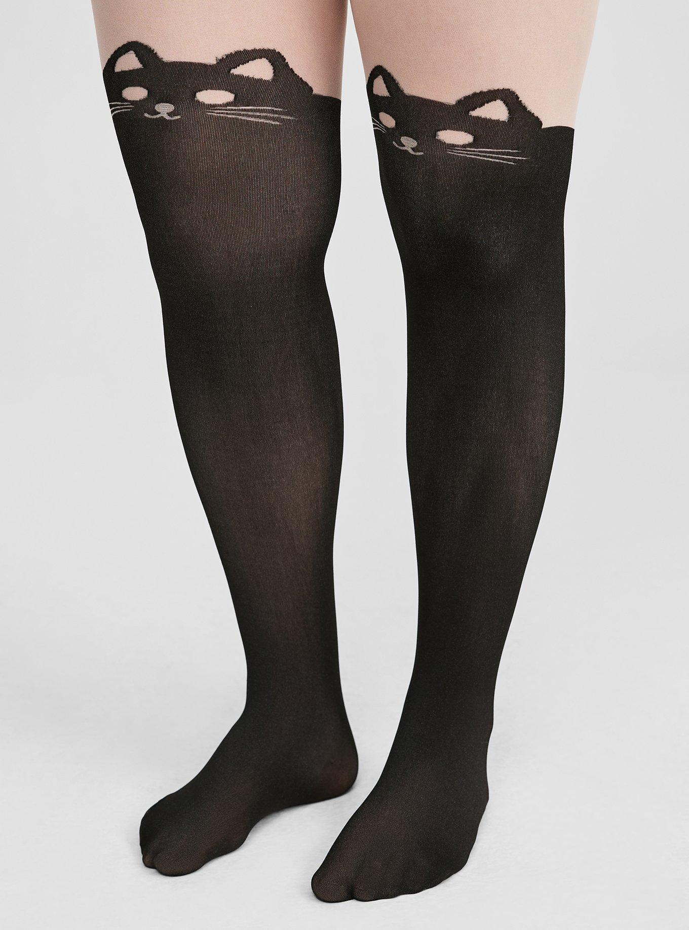 Cat Knee Tights