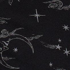 Heritage Jersey Relaxed V-Neck Tee, CELESTIAL DREAM BLACK, swatch