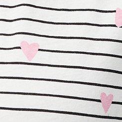 Plus Size Heritage Jersey Relaxed V-Neck Tee, CANDY HEARTS STRIPE, swatch