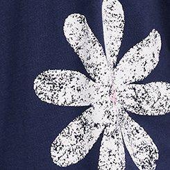 Plus Size Heritage Jersey Relaxed V-Neck Tee, DAISY LANE NAVY, swatch