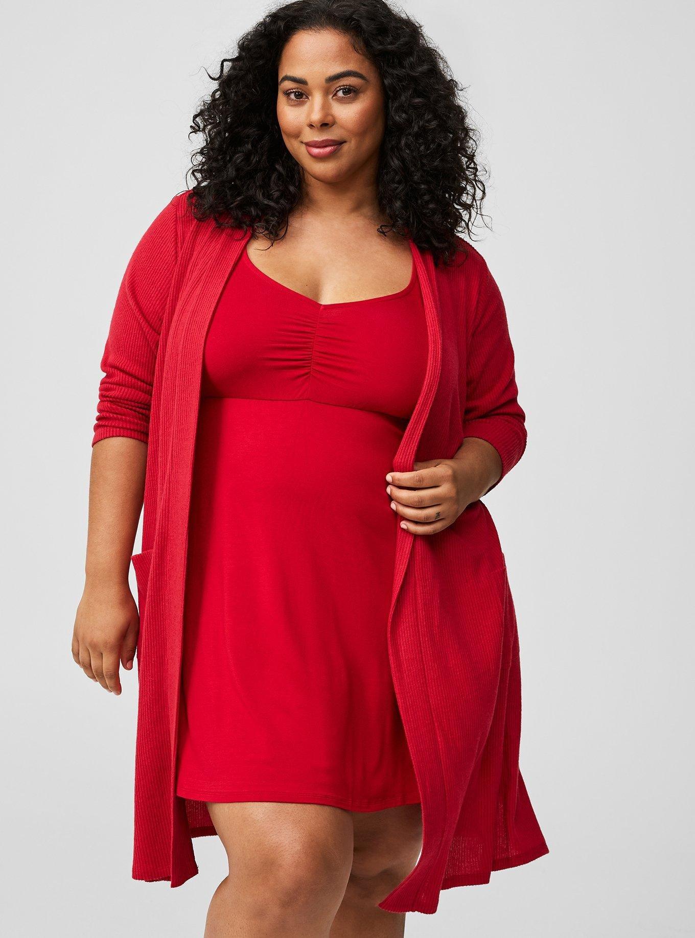 Plus size sleep robe sale