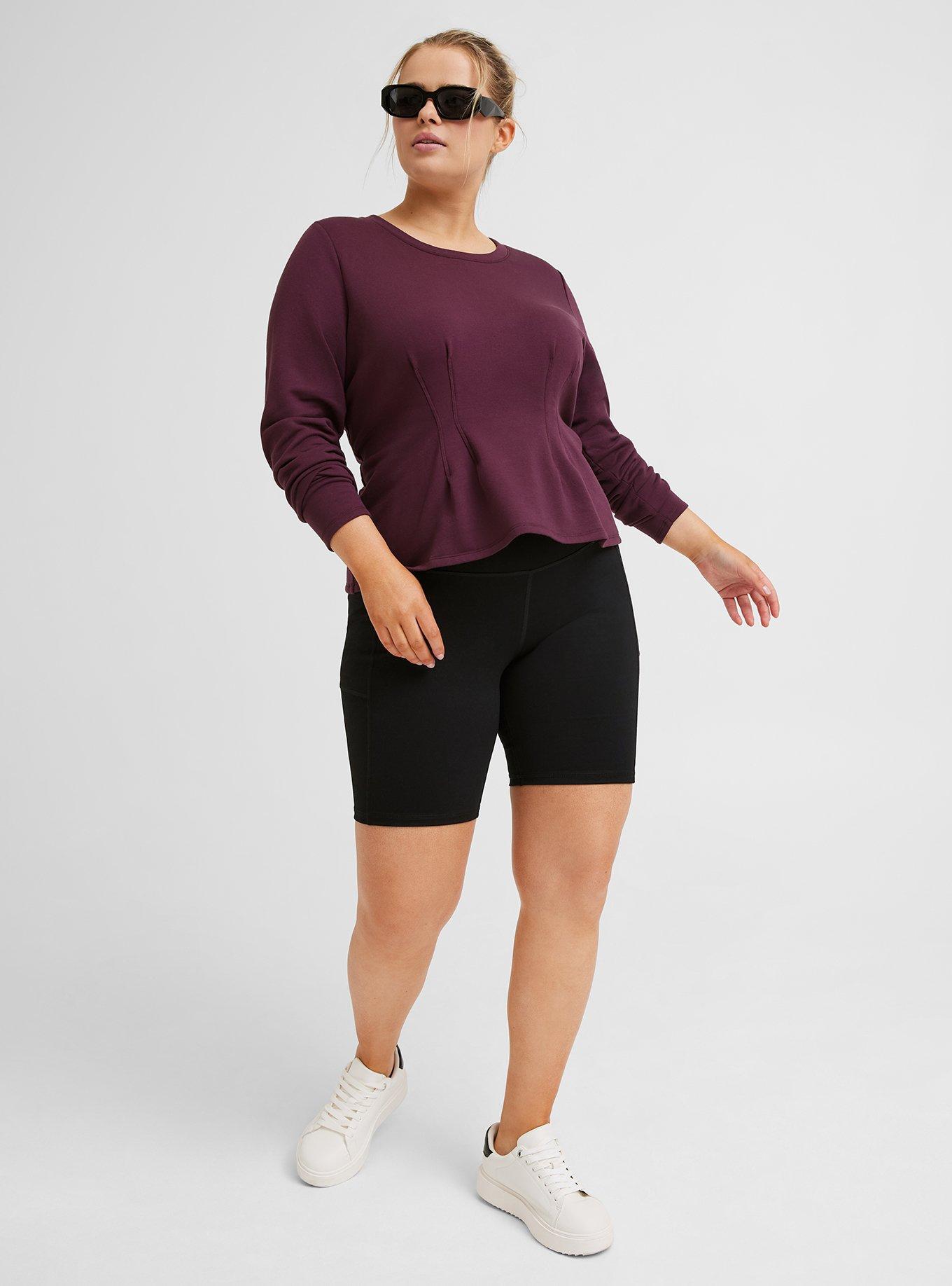 Super Soft Fleece Corset Sweatshirt 