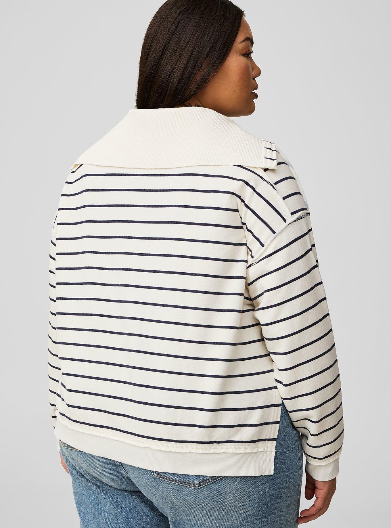 V-Neck Pullover Sweatshirt