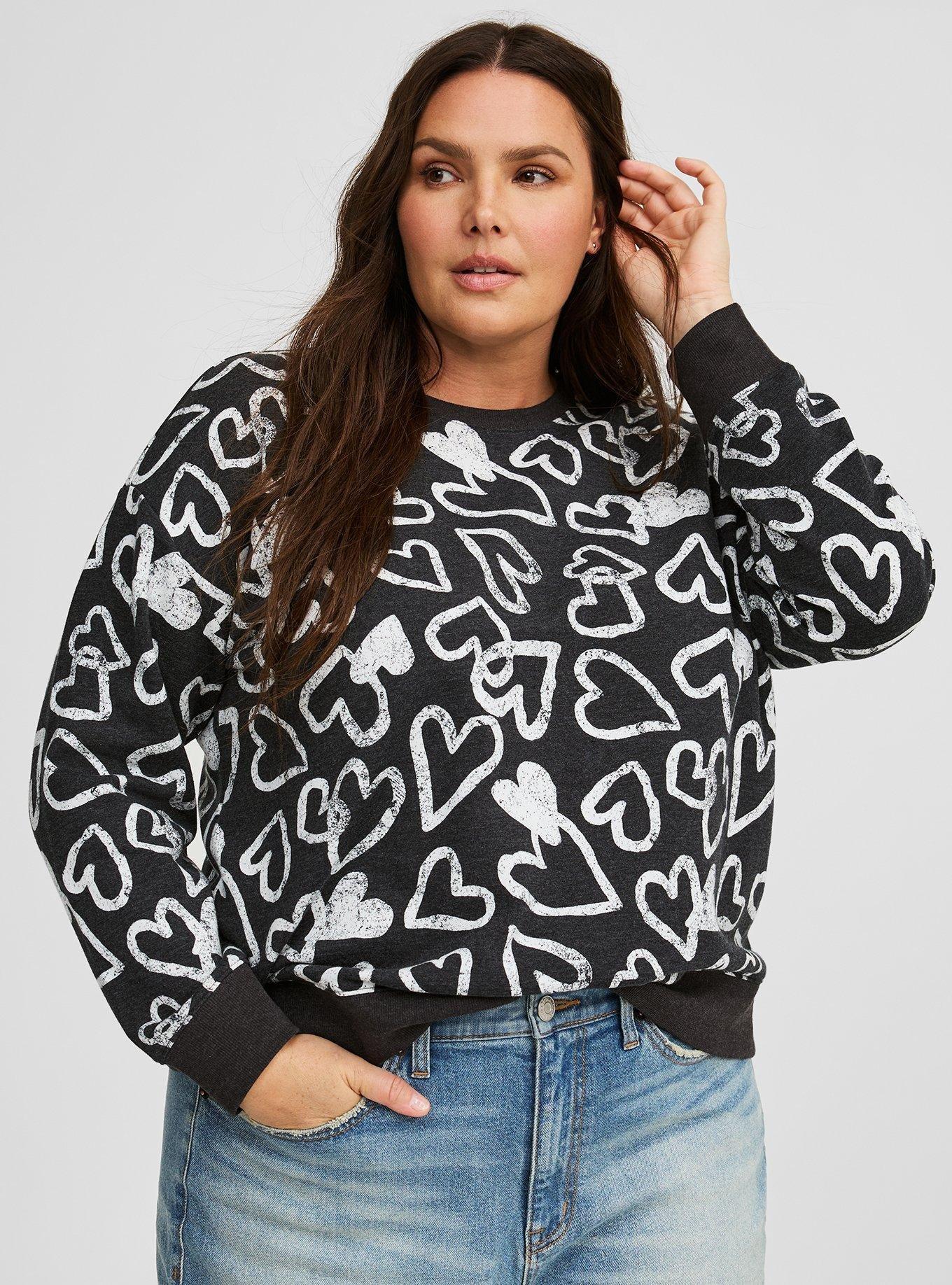 Super soft plus size sweatshirt sale