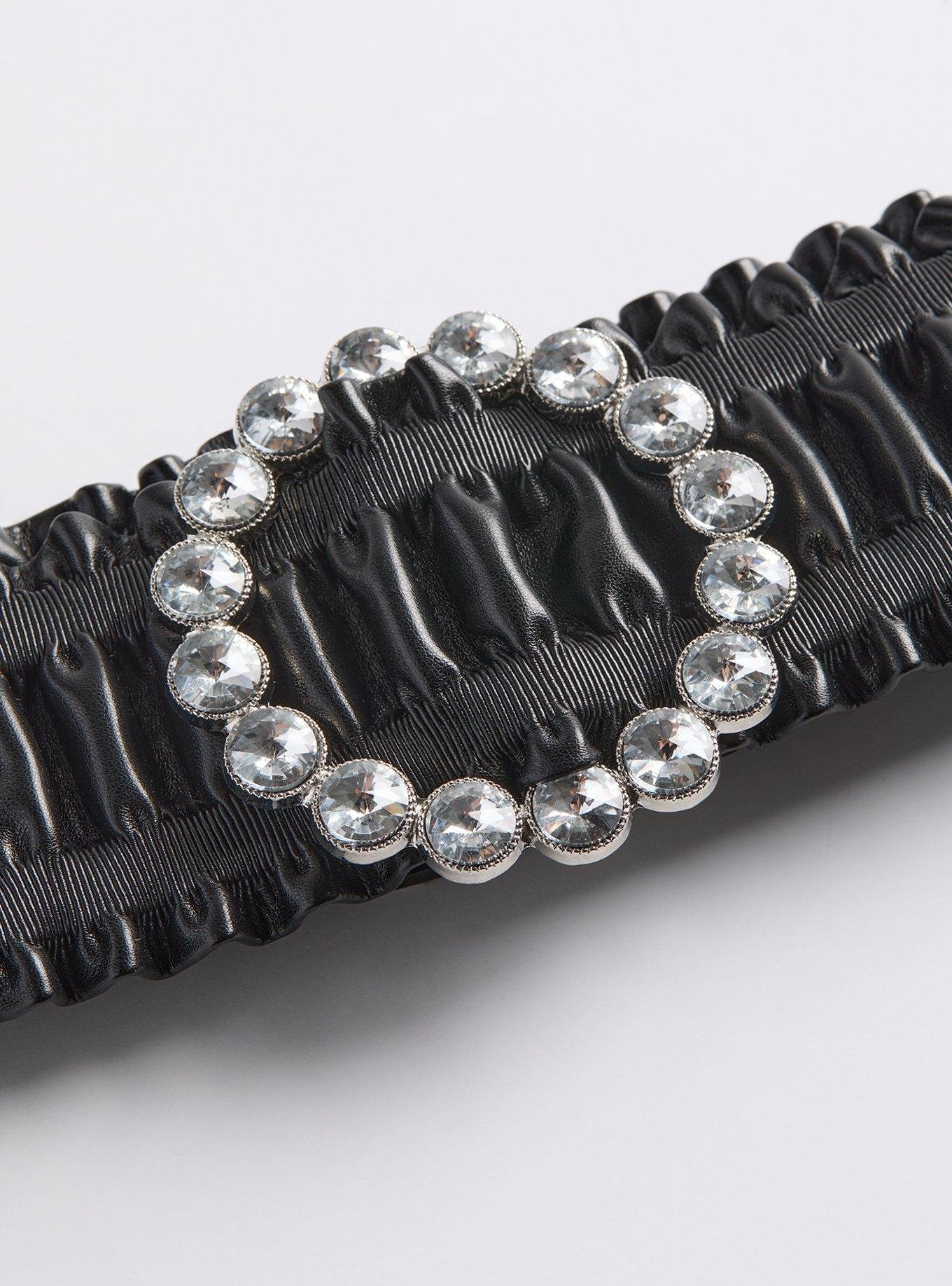 Plus Size - Rhinestone Stretch Belt - Torrid display picture 1
