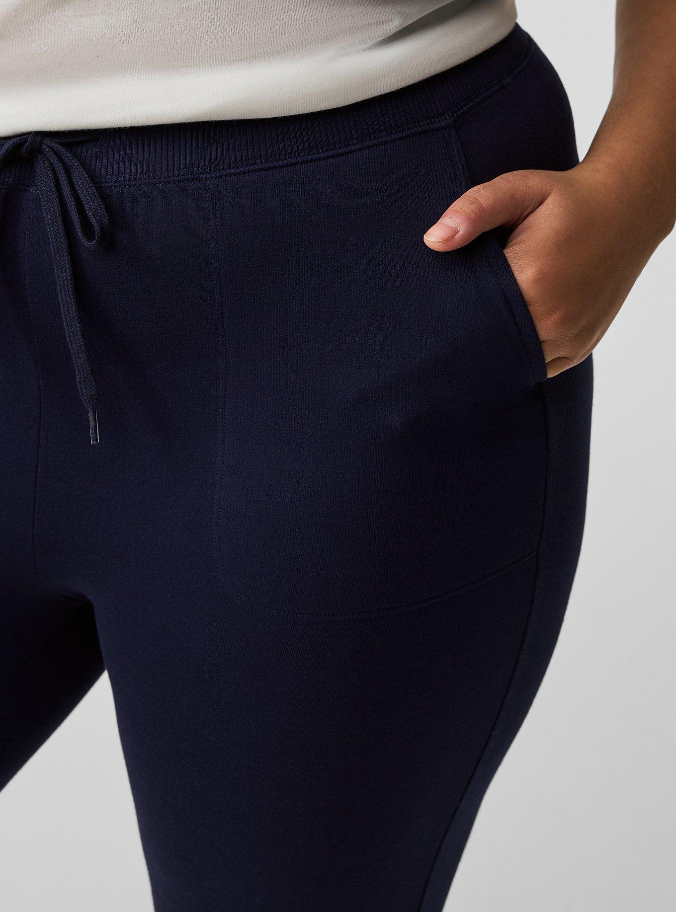 Full-Length Fleece Pocket Jogger Legging
