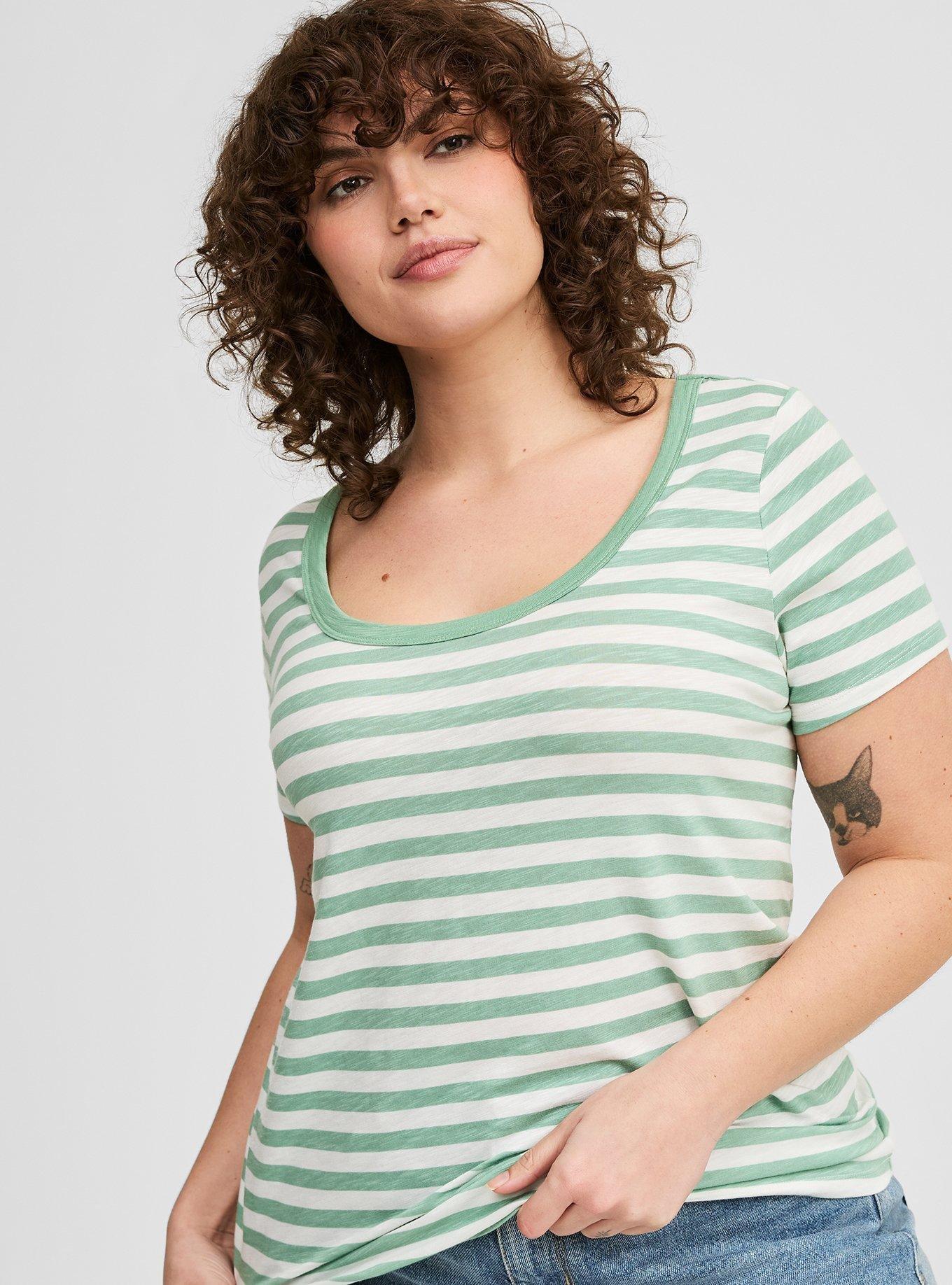 Vintage Slub Scoop Neck Tee
