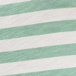 Vintage Slub Scoop Neck Tee, GRANITE GREEN CLOUD DANCER STRIPE, swatch