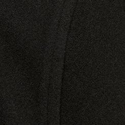 Cozy Zip Front Military Coat, DEEP BLACK, swatch