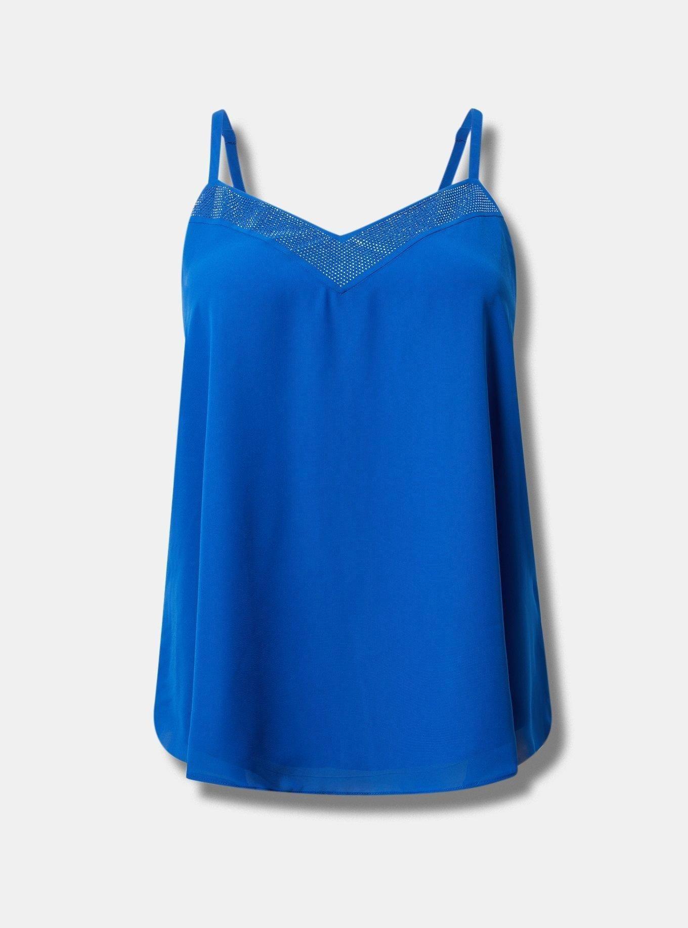 Sophie Chiffon Sequin V-Neck Swing Cami