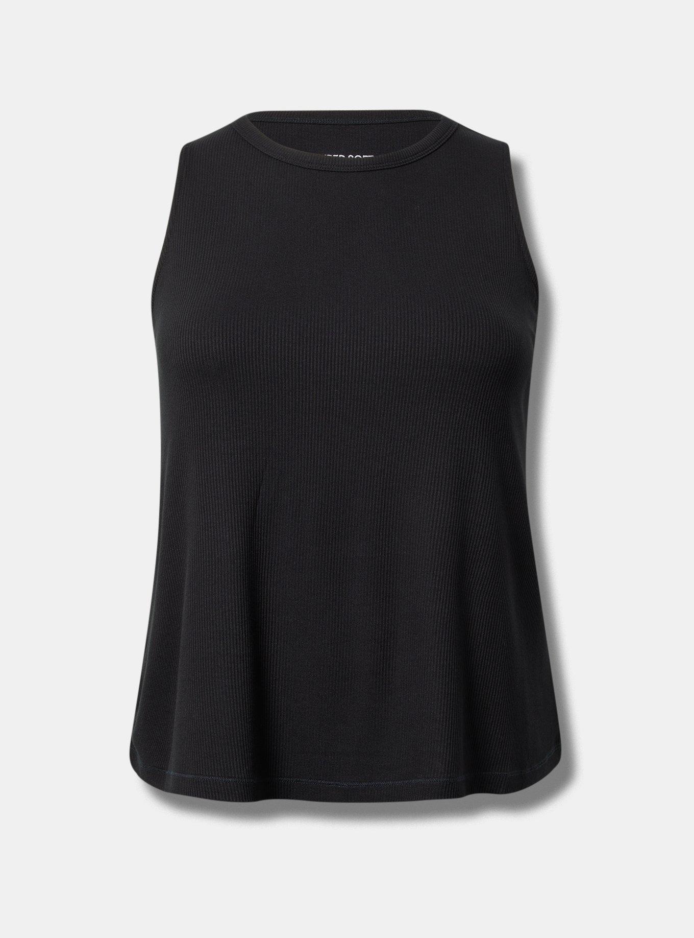 Super Soft Rib High Neck Sleep Tank