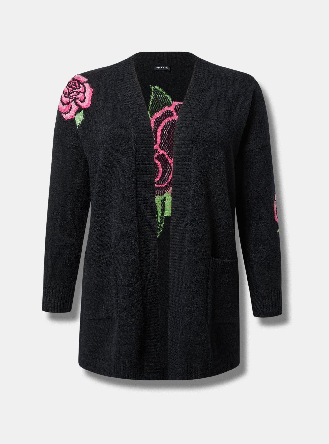 Plus Size - Open Front Drop Shoulder Cardigan - Torrid