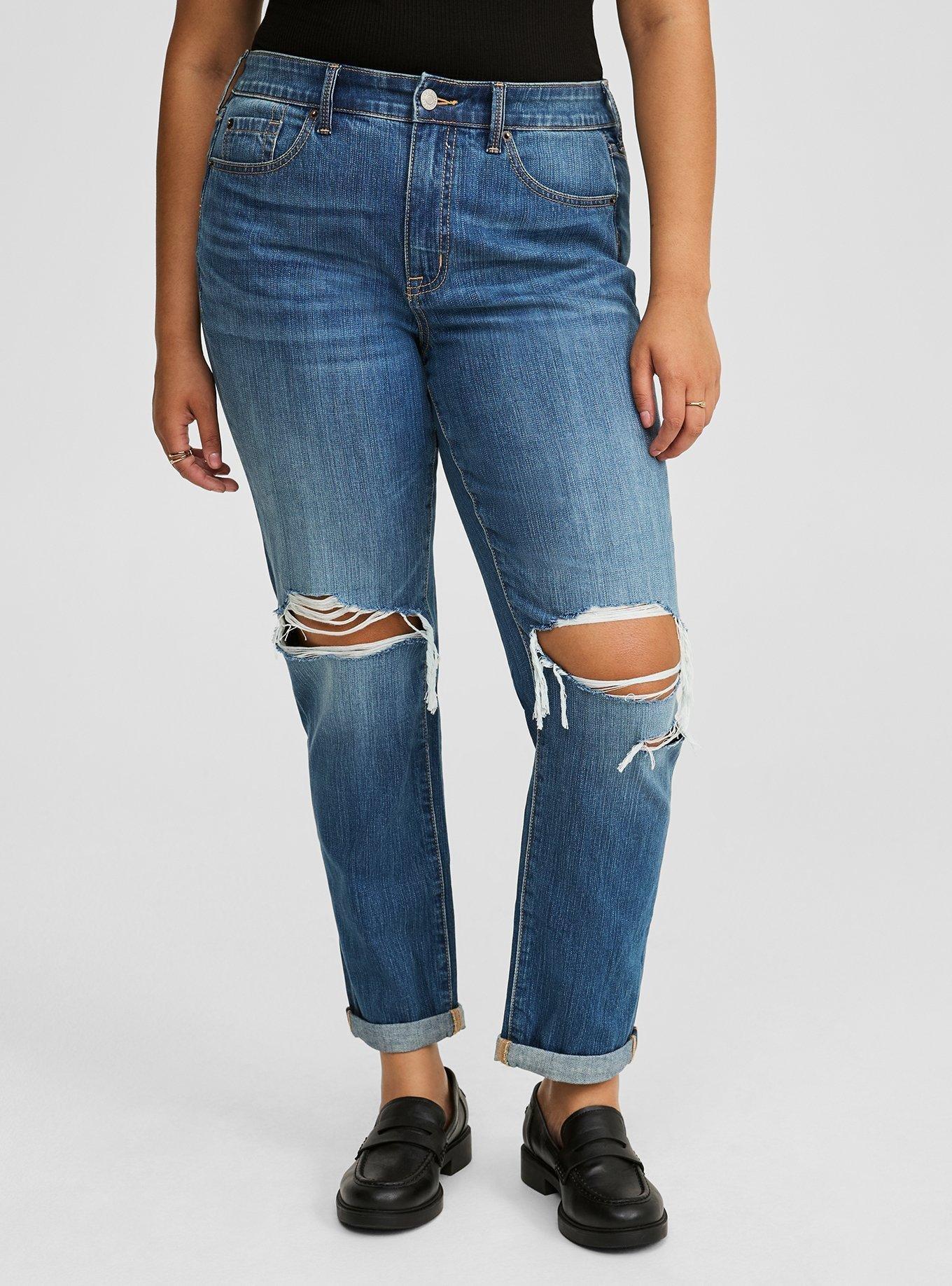Boyfriend Mid-Rise Denim Jean