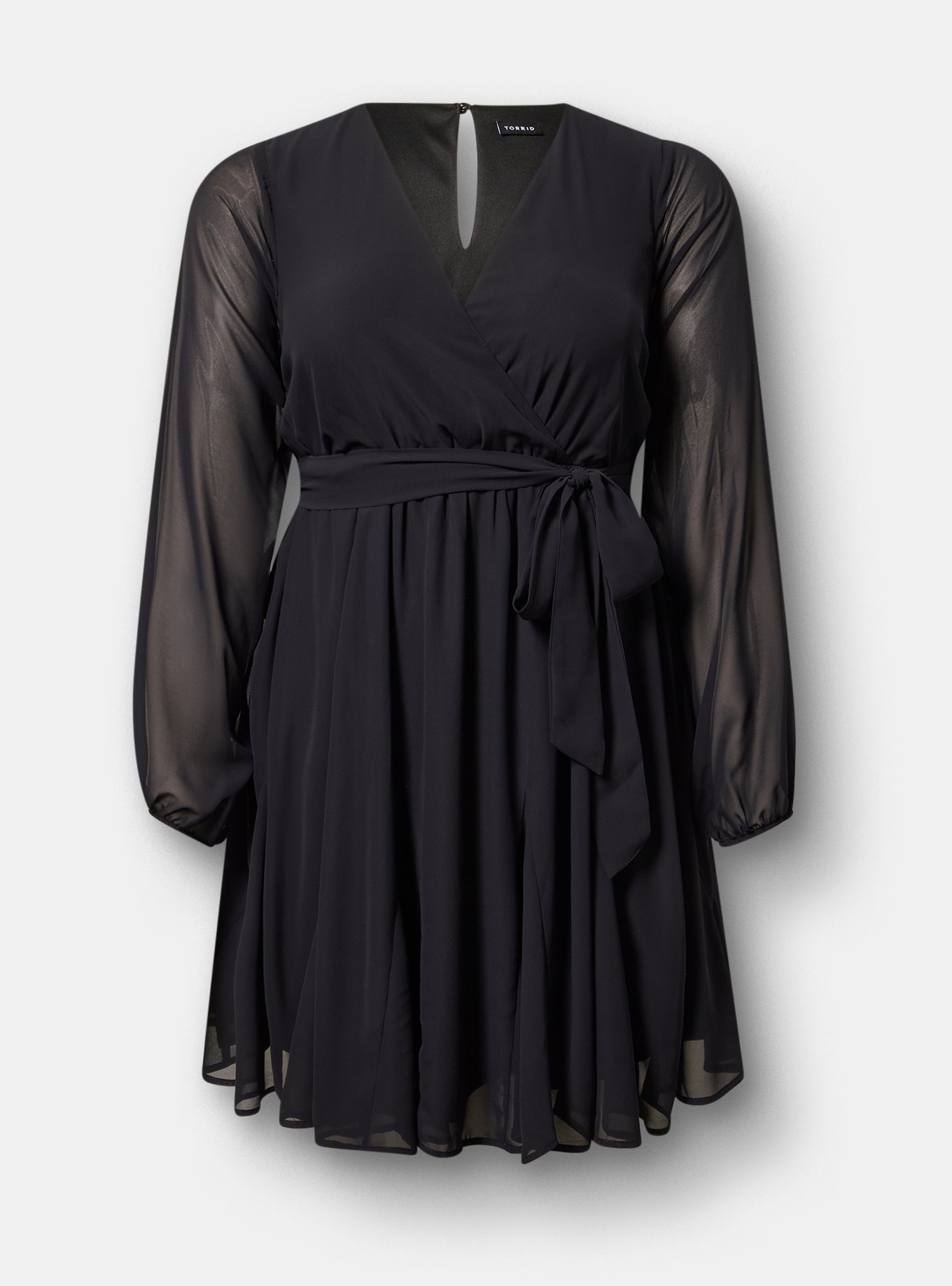 chiffon wrap mini dress Plus Size - Surplice off shoulder wedding dresses Loving the versatility of Size:S - 6 out adds a considered Floral print