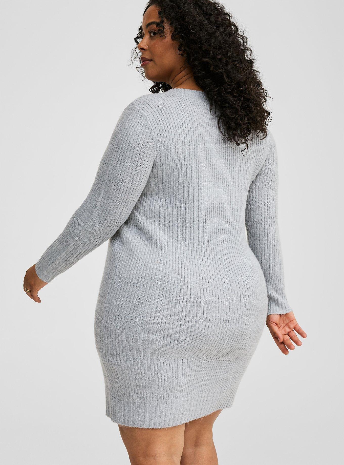 Vegan Cashmere Sweater Mini Dress