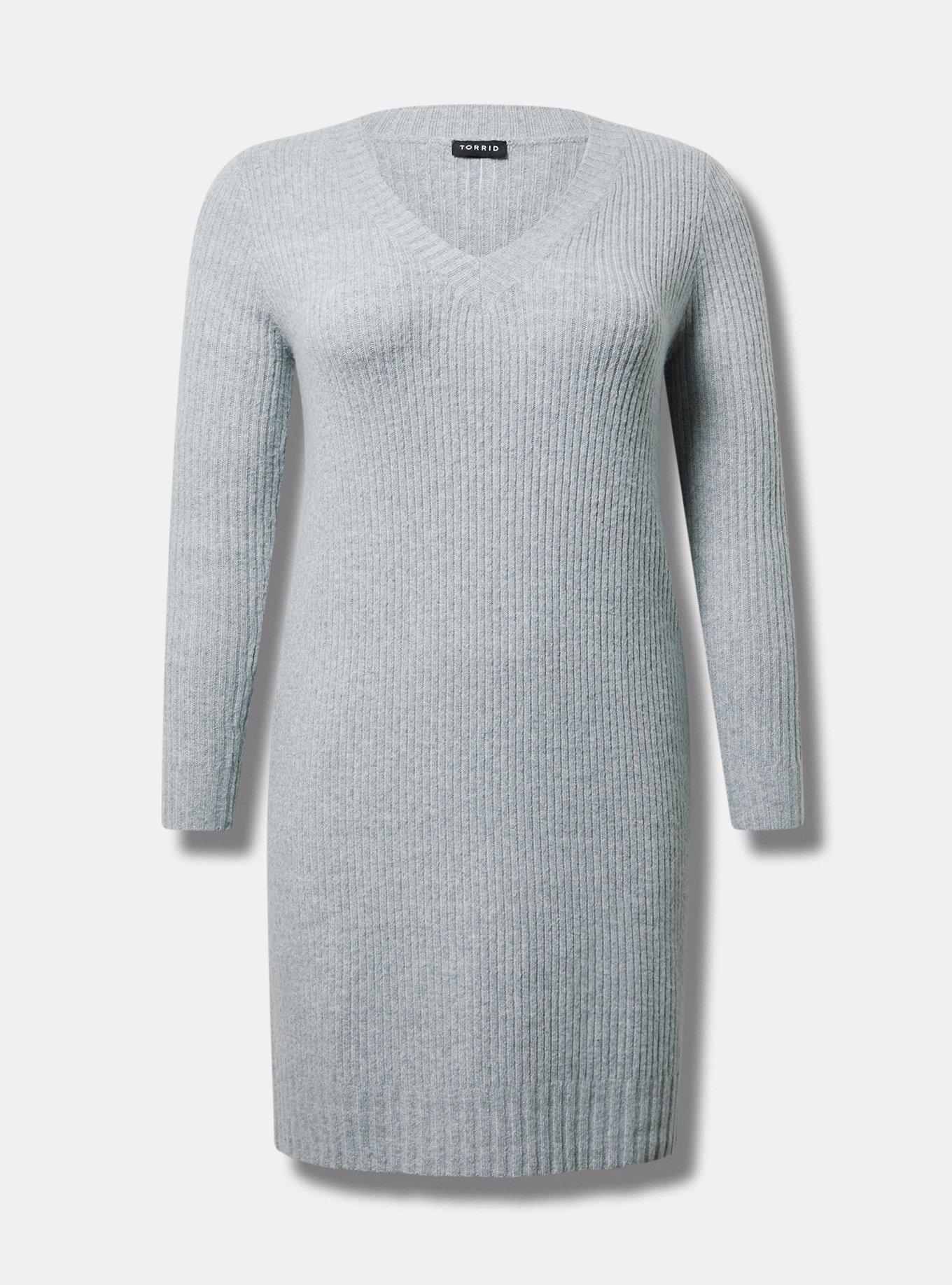 Vegan Cashmere Sweater Mini Dress