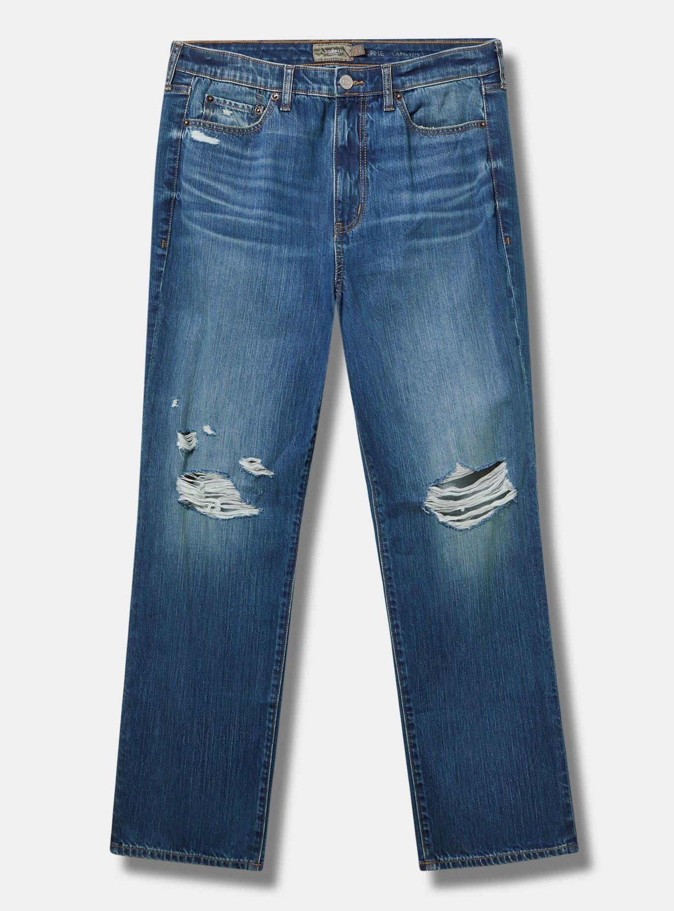High-Rise Straight Jean, , flat