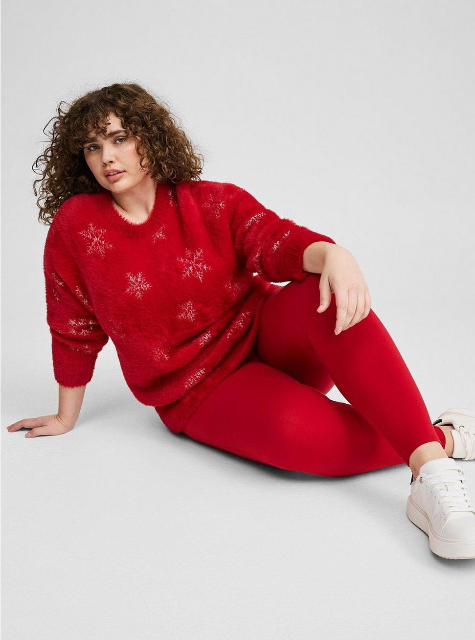 Plus Size - Eyelash Lurex Crew Neck Pullover Sweater - Torrid Plus Size - Eyelash Lurex Crew Neck Pullover Sweater - Torrid
