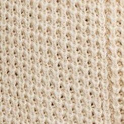 Plus Size Waffle Drop Shoulder Open Cardigan, HEATHER OATMEAL, swatch