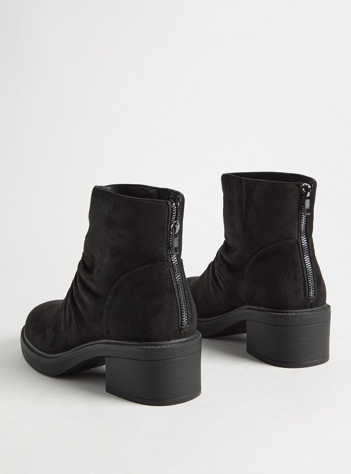 Scrunch Block Heel Bootie (WW)