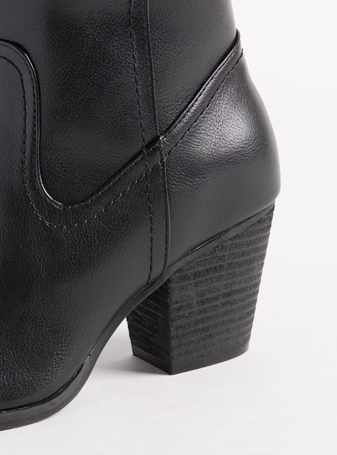 Almond Toe Heeled Knee Boot (WW)