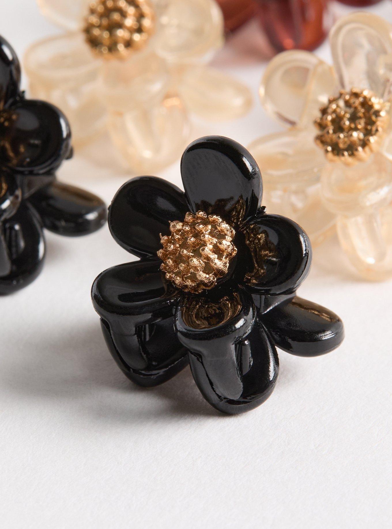 Floral Mini Hair Clips