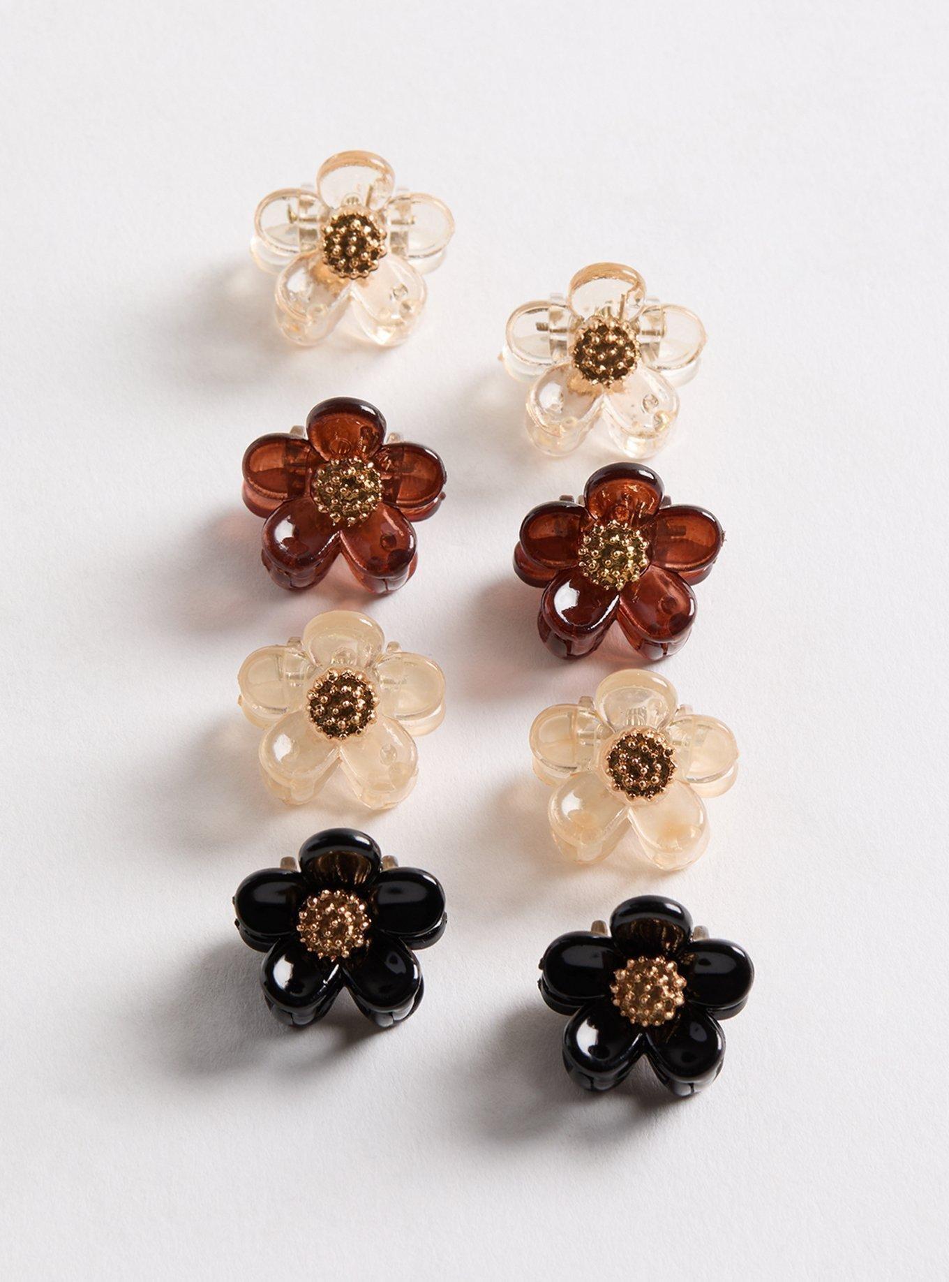 Floral Mini Hair Clips