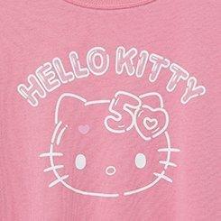 Hello Kitty Classic Fit Cotton Crew Tee, SEA PINK, swatch