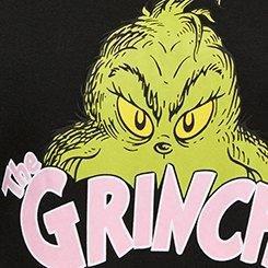 The Grinch Classic Fit Cozy Fleece Crew Sweatshirt, DEEP BLACK, swatch