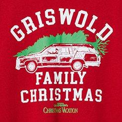 Plus Size Christmas Vacation Classic Fit Cotton Crew Tee, JESTER RED, swatch