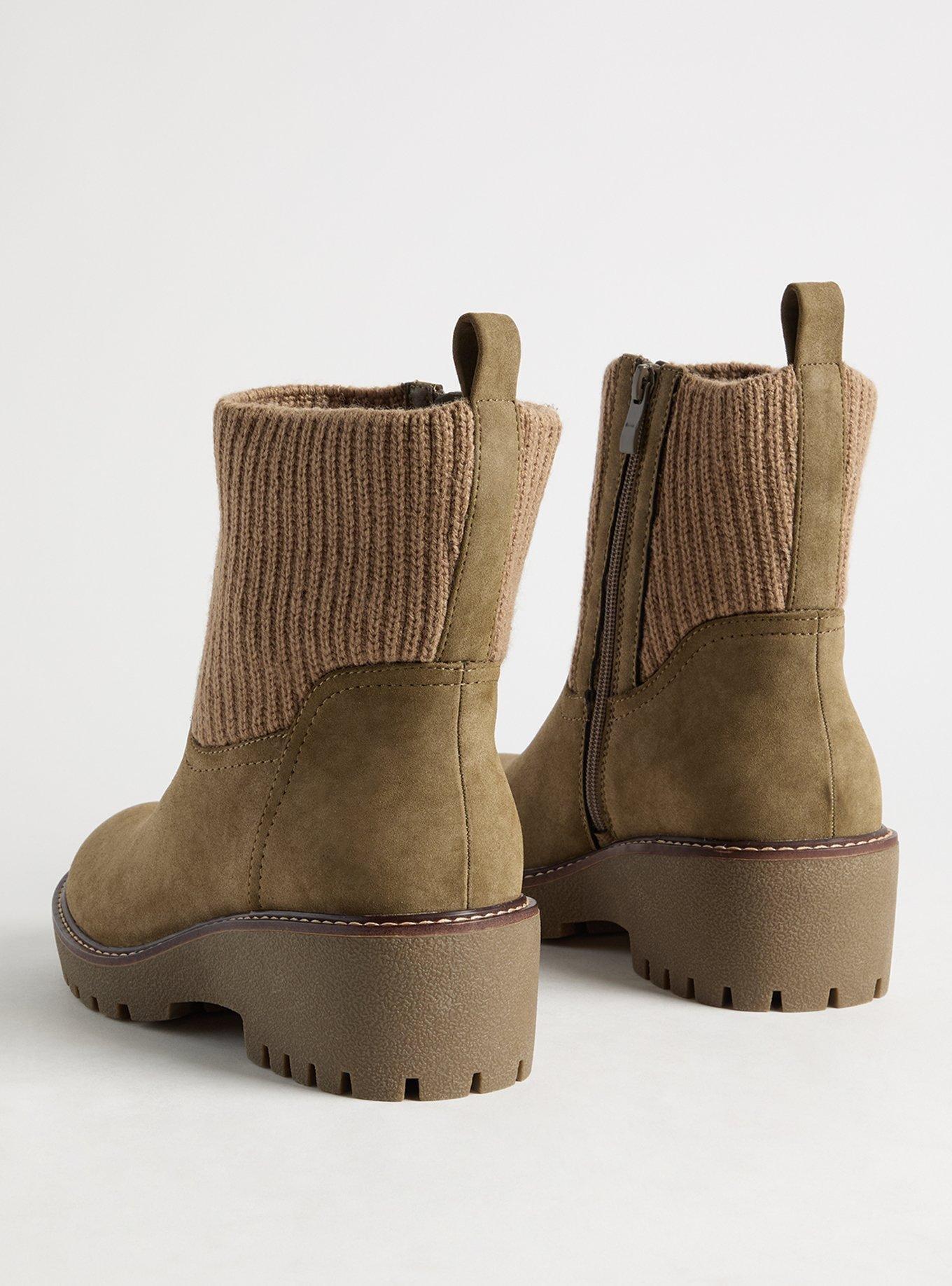 Sweater Cuff Chelsea Bootie (WW)