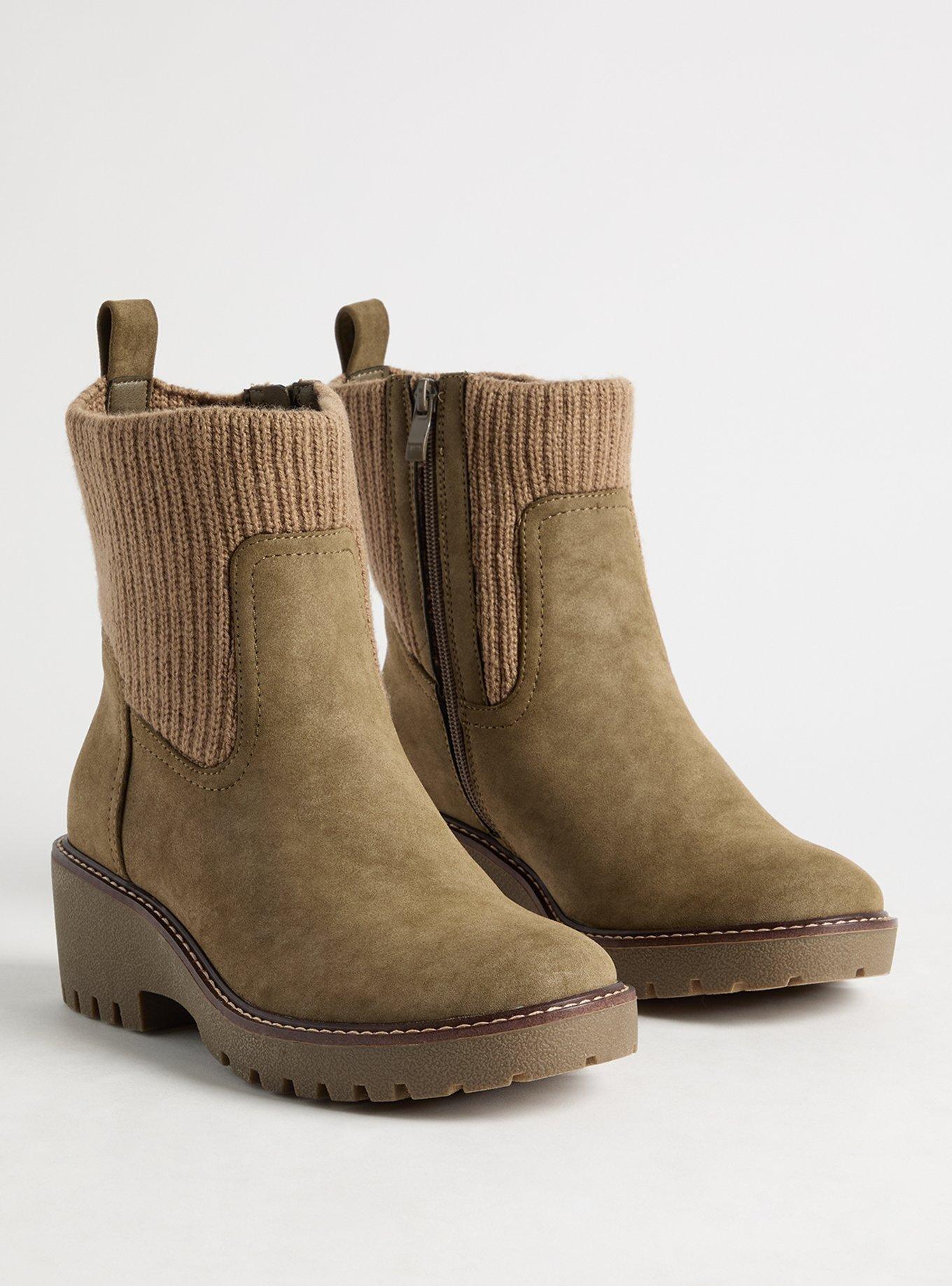 Sweater Cuff Chelsea Bootie (WW)