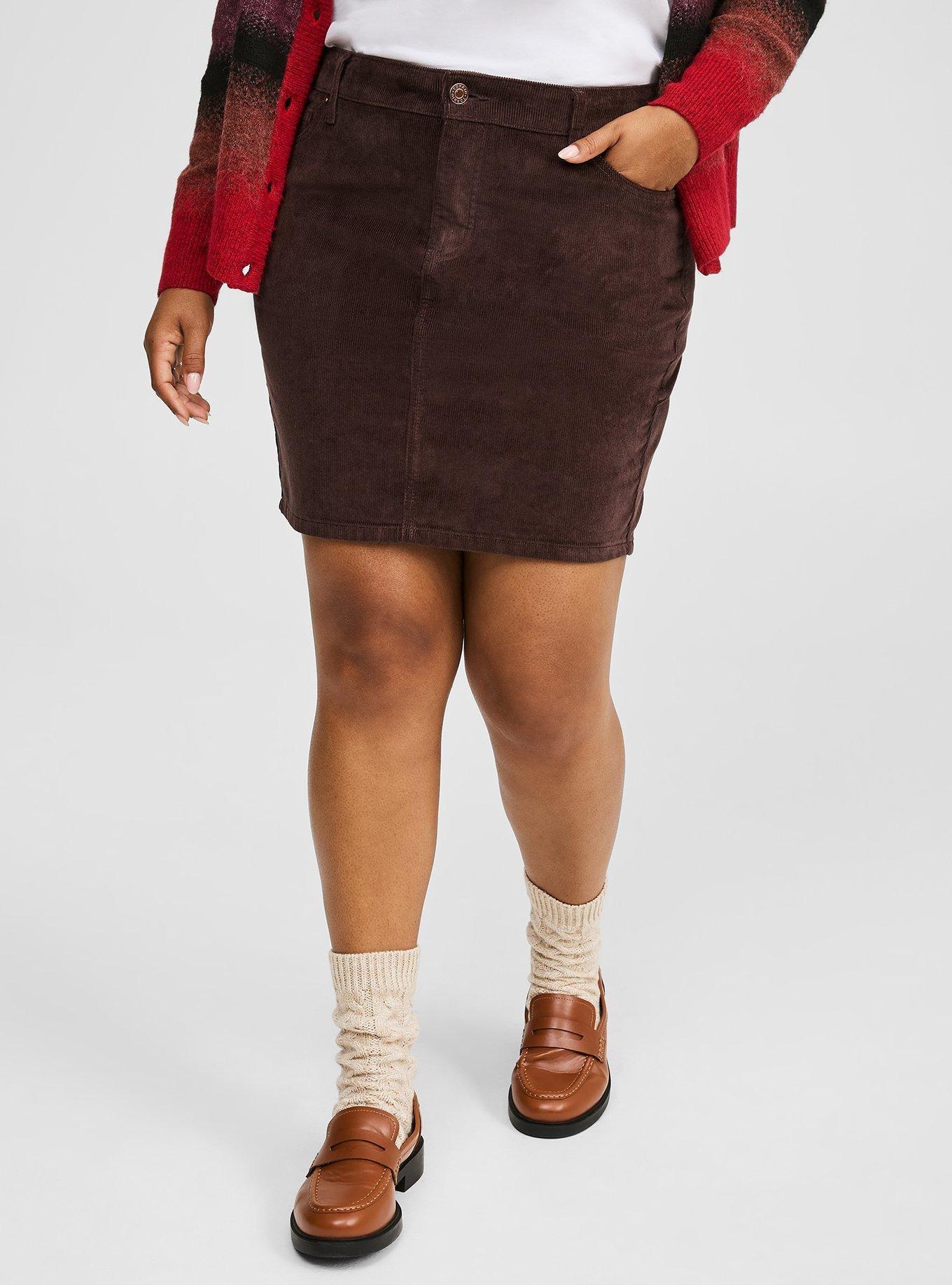 Plus size corduroy skirt 7.5 sale
