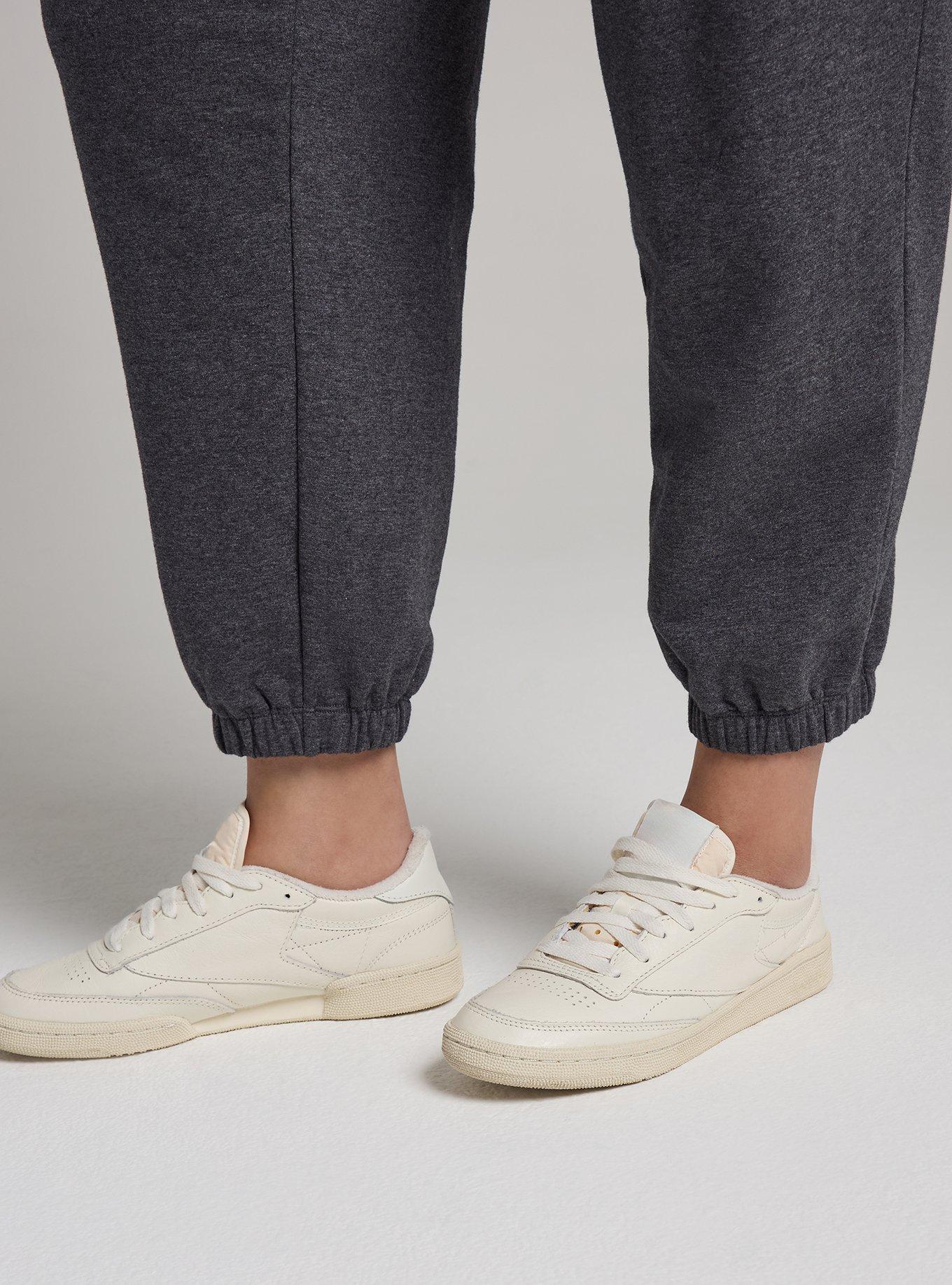 TRU Everyday Fleece Relaxed Jogger, CHARCOAL HEATHER GREY, alternate