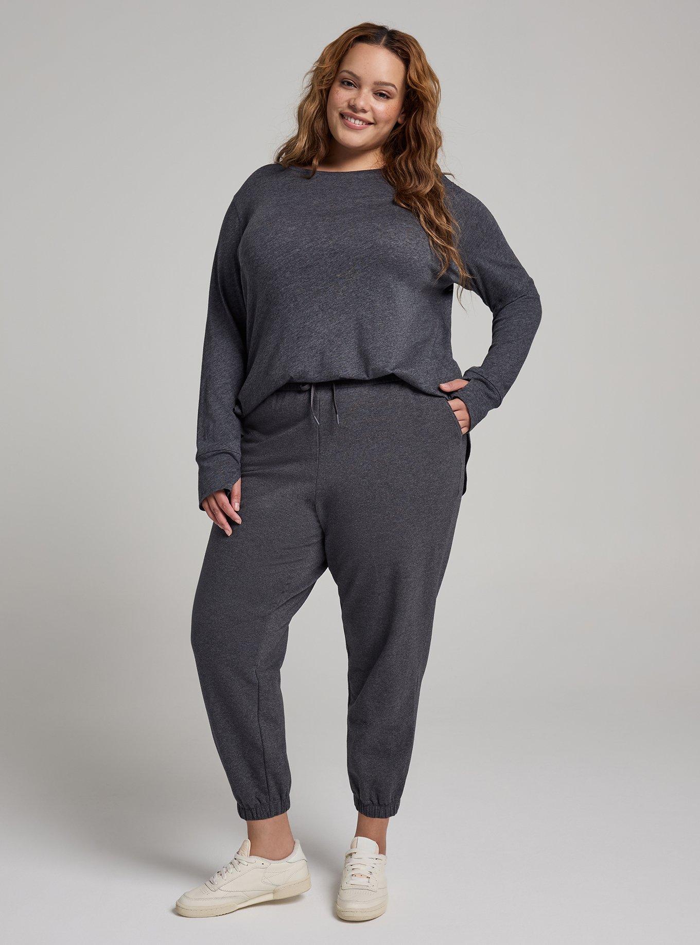 TRU Everyday Fleece Relaxed Jogger, CHARCOAL HEATHER GREY, hi-res