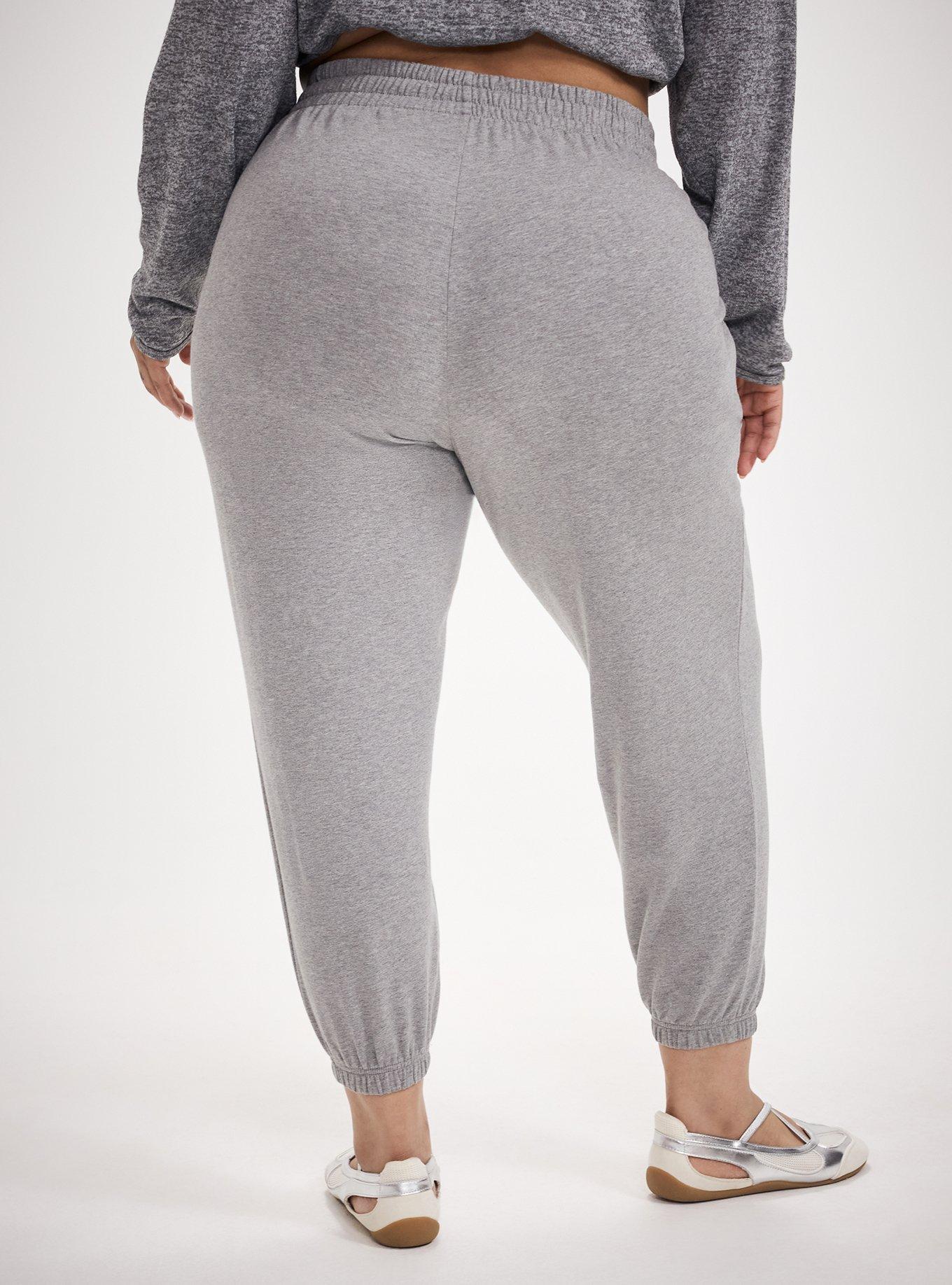 TRU Everyday Fleece Relaxed Jogger, MED HEATHER GREY, alternate